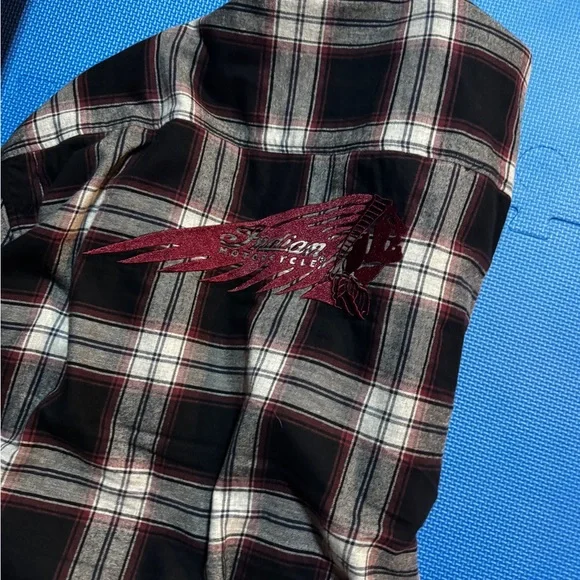 Men's Plaid Casual Button-Down Shirt - Picture 2 of 2